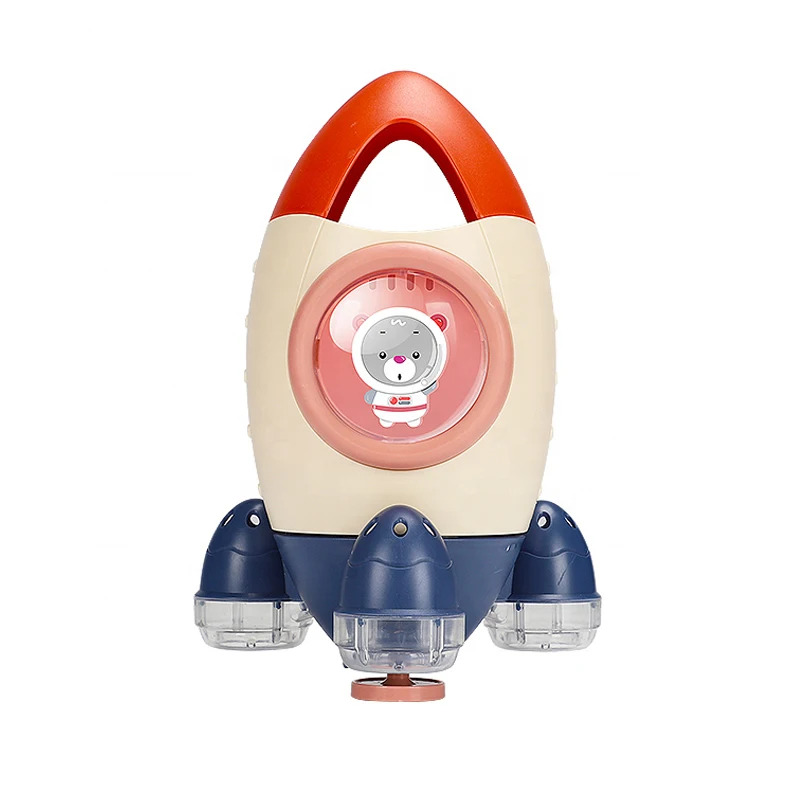 

Детские Игрушки для ванны в форме ракеты 13-24 месяцев, игрушки с распылителем воды, детская игрушка для душа, водные игрушки для малышей, детей, мальчиков и девочек