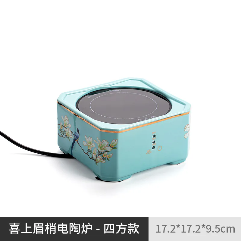 220V 1500w Automatic Insulation Electric ceramic heaters Tea stove boiler 850ml teapot Borosilicate glass three gears two filter