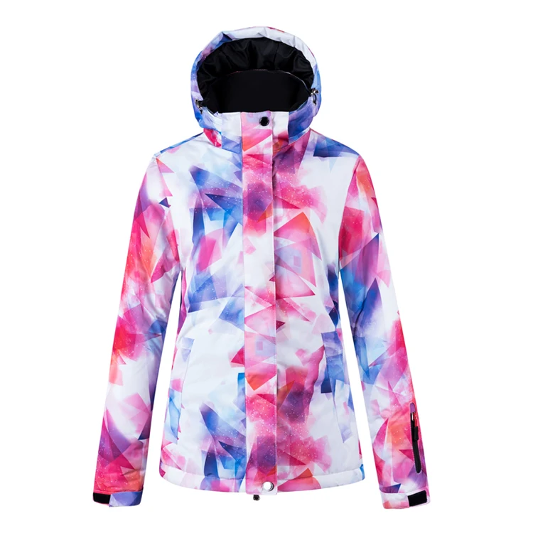 Цветные лыжные куртки и брюки для женщин; лыжный костюм; комплекты для сноуборда; очень теплая ветрозащитная водонепроницаемая одежда для снежной улицы; зимняя одежда