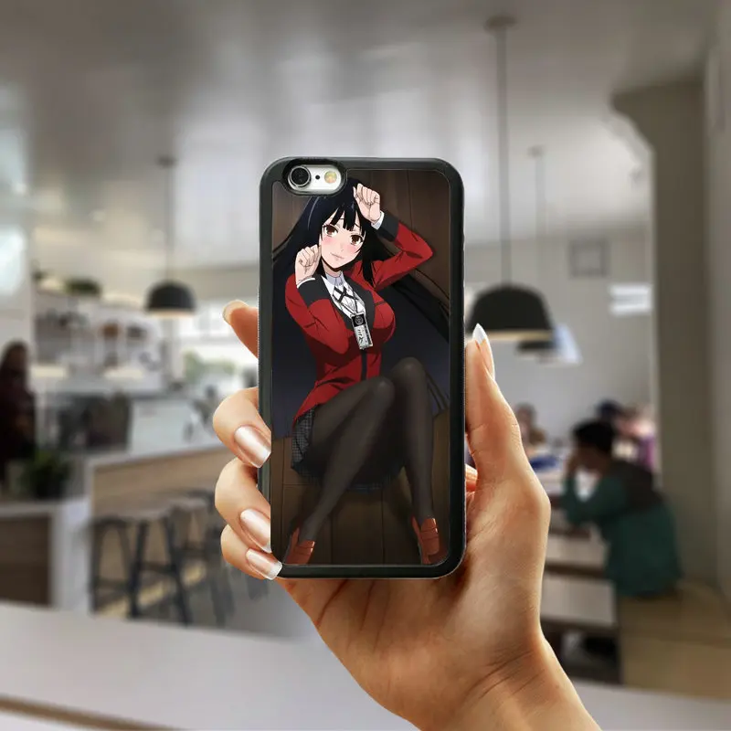 Crazy волнение манга Kakegurui для мобильного телефона чехол для ПК Жесткий Пластик крышка защищает для iphone 8, 7, 6, 6S Plus, X XR XS Max 5S 5 SE 4 4S - Цвет: Picture 6