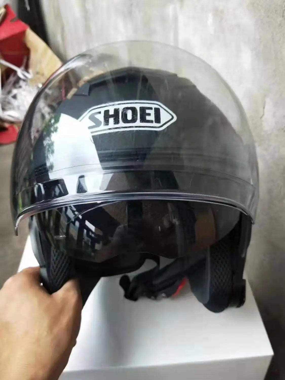 new X14 motorcycle safe helmet 3/4 open face safety helmet Red 93 motorcycle racing helmet
