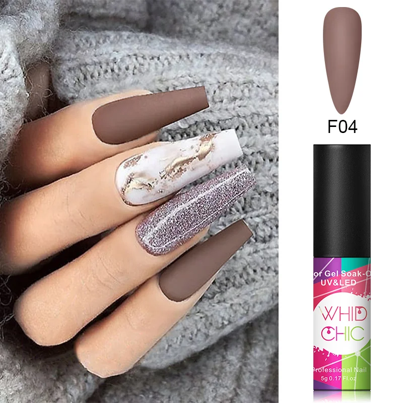 

WHID CHICL 5ml Gel Nail Polish Colorful UV Gel Soak off Gel Varnish for Nail DIY Design Manicure Accessories New Arrival