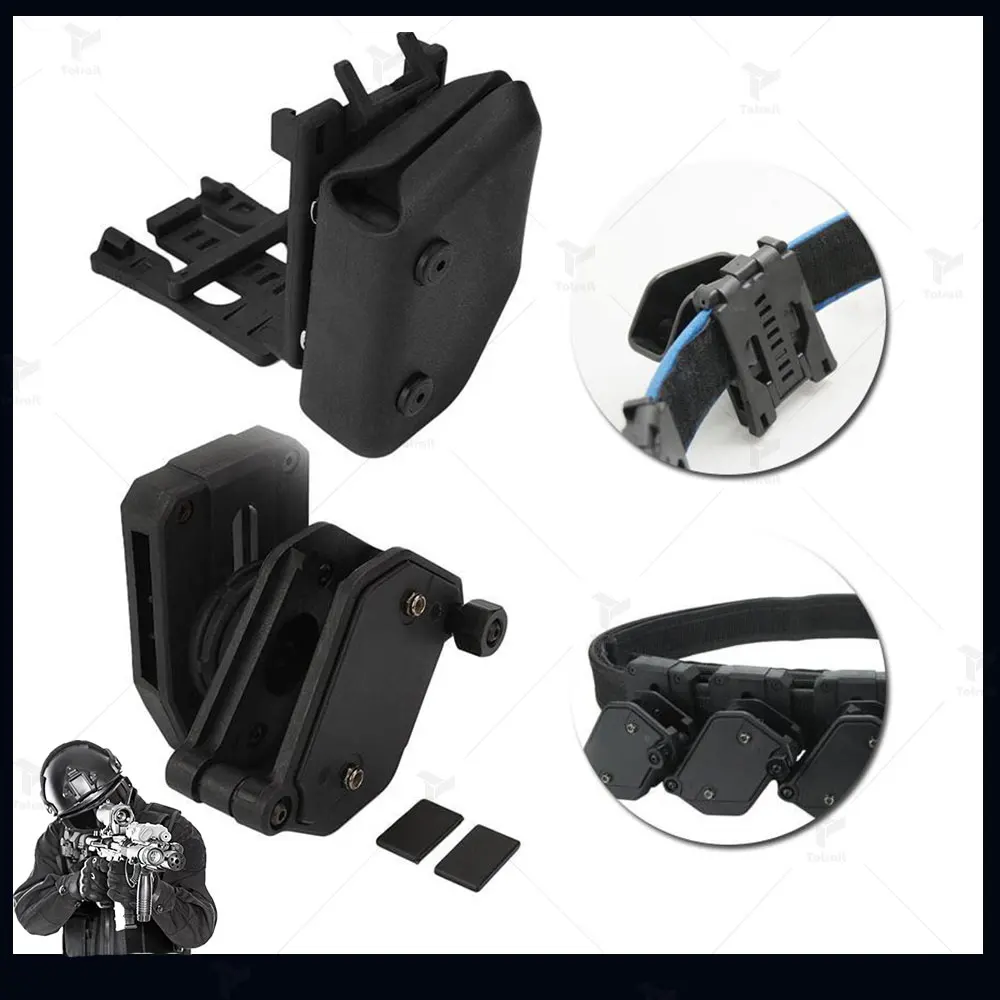 

TOtrait New Skirmish Airsoft Holsters IPSC Quick Draw Multi-Angle Speed Magazine Pouch for Hi-capa, Glock, 1911