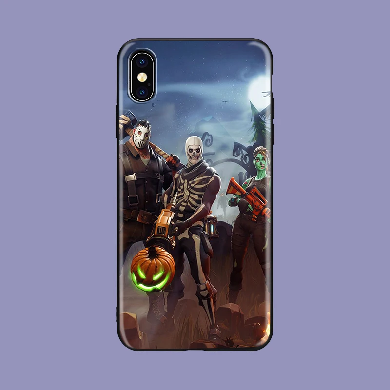Battle Royale мягкий силиконовый черный чехол для телефона для iPhone11 pro max 5 5S se 6 6s 7 8 plus X Xs XR max для Apple X 10
