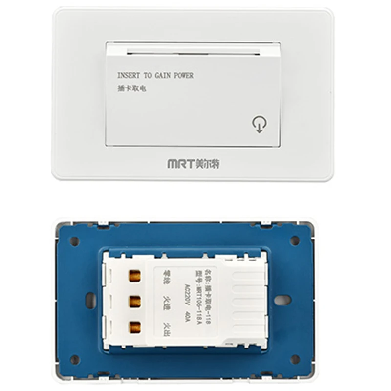 86 мм Rfid карта переключатель Панель Умный индукционный таймер задержка энергосберегающий отель использование