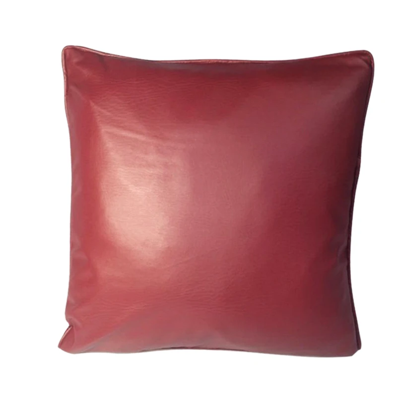 2 шт. 45 см ПУ Чехлы для подушек искусственная кожа наволочка диван Винтажный стиль наволочка