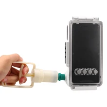 40 м Дайвинг чехол для телефона герметичный подводный подводное плавание фото видео защитный чехол водонепроницаемый чехол для телефона 6.5IN