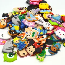 50 шт./лот, смешанные, разные, популярные, Мультяшные подвески для обуви для девочек или мальчиков, с пряжками, подходят для обуви, браслеты с кроком, Декор, JIBZ, детский подарок