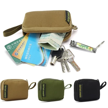

Running Bags Portable Waterproof Tactical Wallet Outdoor Sports Pocket Hunting Military Nylon Waist Bag Earphone Storage Bags