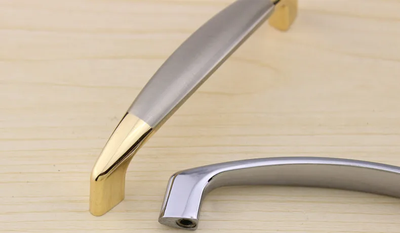 European Style Wardrobe Door Brushed Drawer Handle Solid Modern Minimalist Kitchen Cabinet Shoe Cabinet Door Handle Cabinet Hand