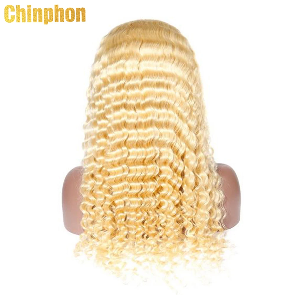 32 Inch HD Lace Front Wig Human hair wigs Deep Wave 13x4 Lace Frontal wigs 613 Honey Blonde For Women Pre Plucked Brazilian Remy