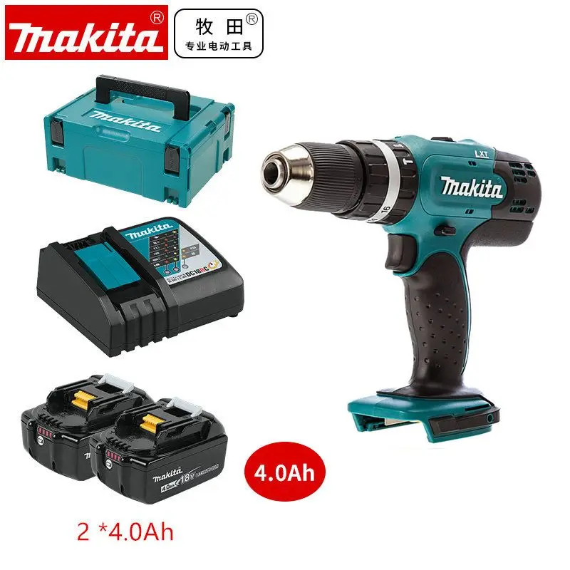 DHP453 B MAKITA DHP453Z DHP453 DHP453RME DHP453RFE DHP453SFJ DHP453RAE DHP453RYE 18 LXT литий-ионная аккумуляторная 2 Скорость Combi дрель только корпус - Цвет: DHP453 B