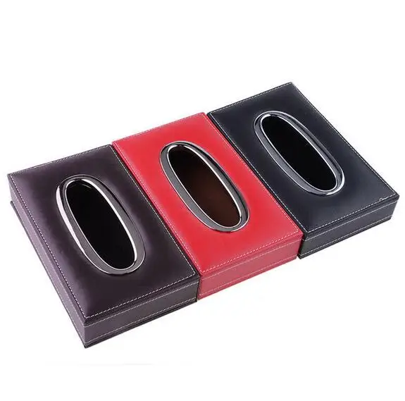 Универсальный Кожаный Автомобильный держатель для салфеток | Автомобили и