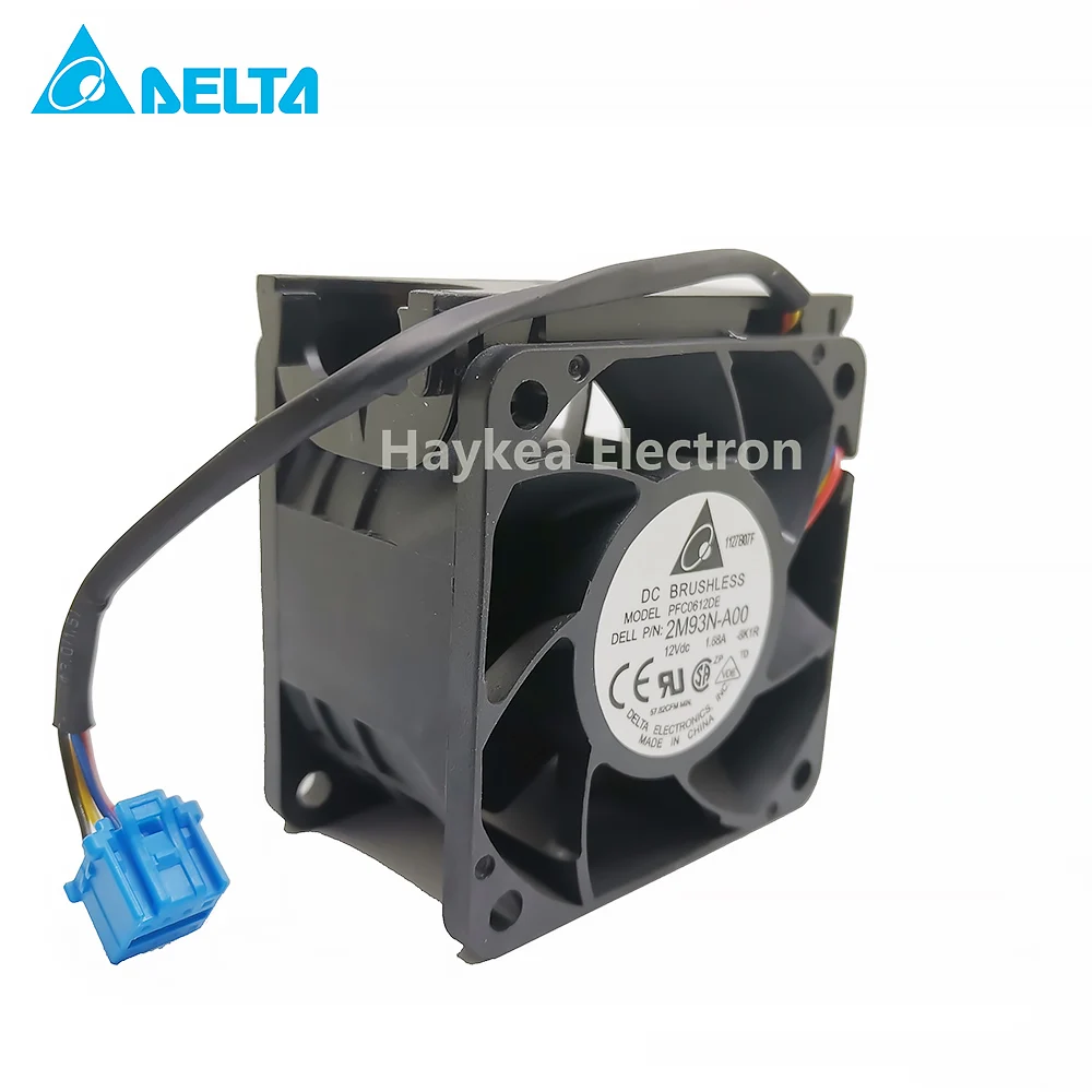 Для delta PFC0612DE 12000 об/мин 67,85 cfm 6 см 60 мм 6038 DC 12V 1.68A Инверторные вентиляторы охлаждения сервера теплоотводы