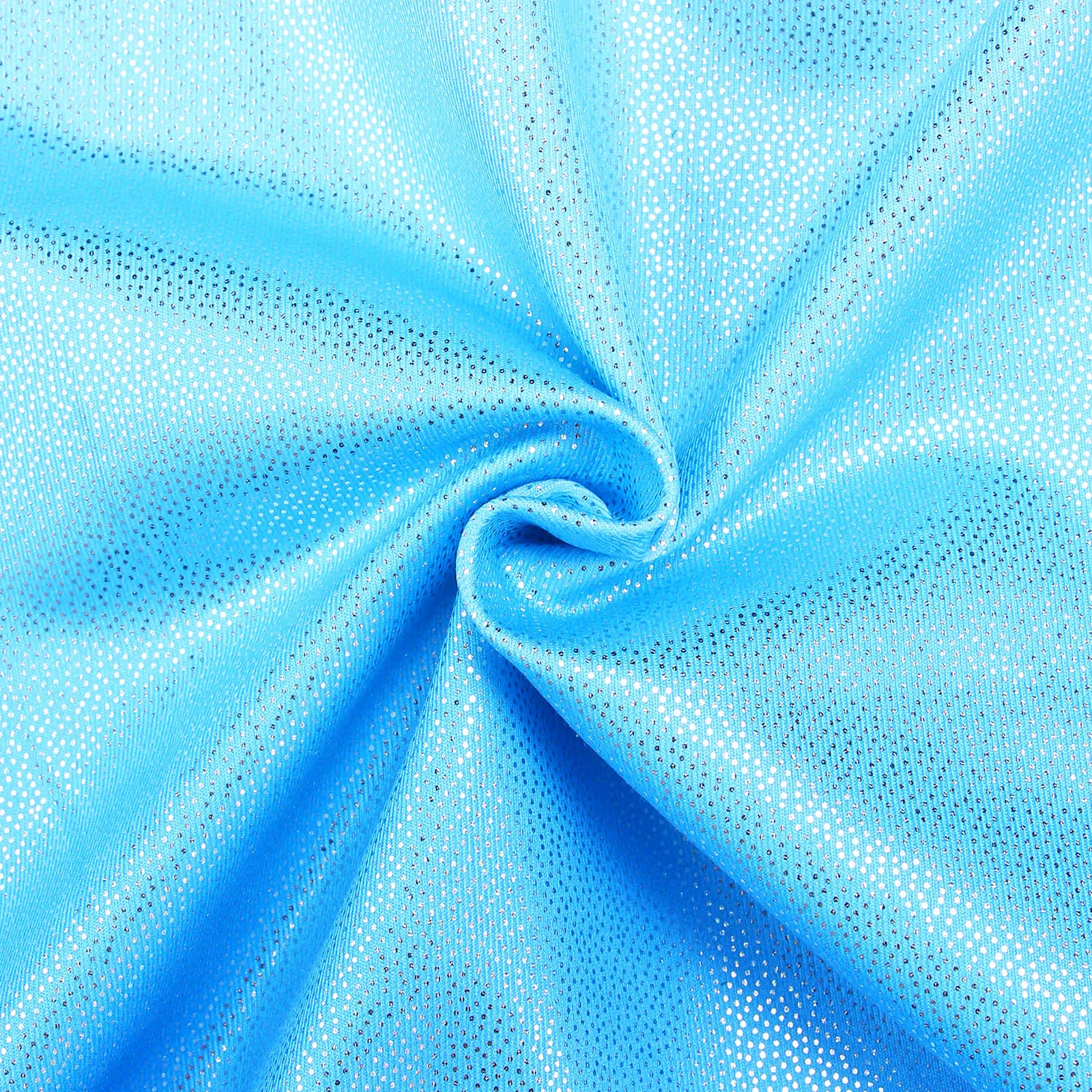 BAOHULU Gymnastics Leotards for Toddler Girls Shiny Squin Spliced Dance Outfit Athletic Gradient Blue Ballet Practice Bodysuit