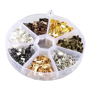 

Jewelry Accessories Handmade DIY Leather Cord Link Buckle Plating Process Seven-color Cord Buckle Clip