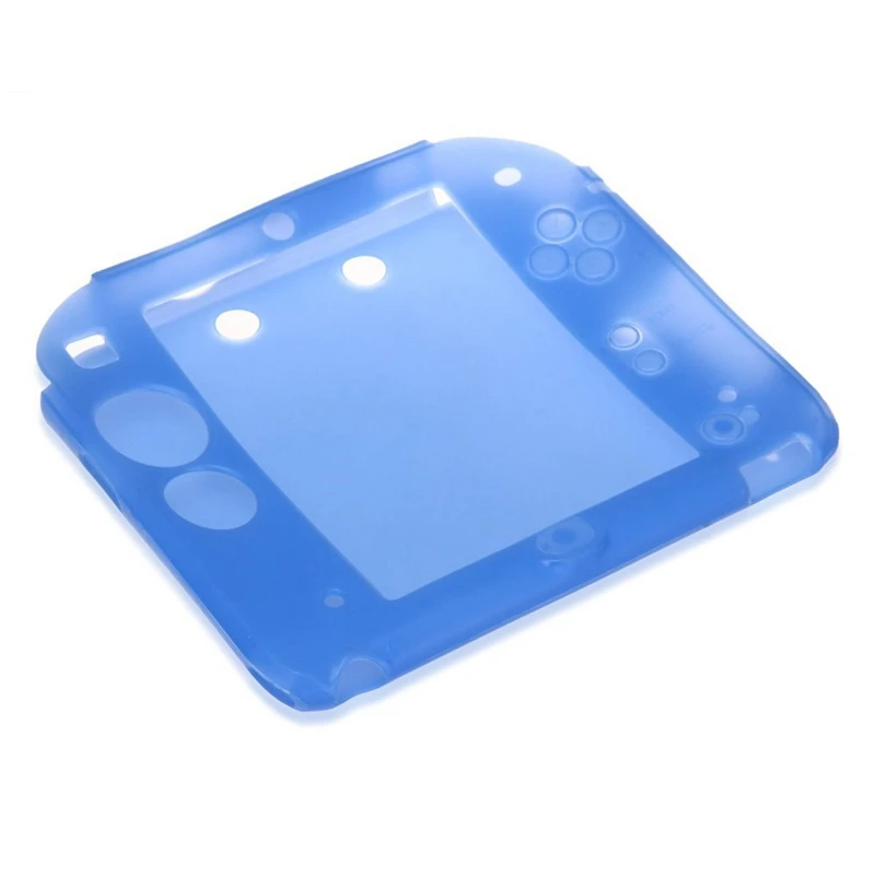 Защитный силиконовый чехол для 2DS синий