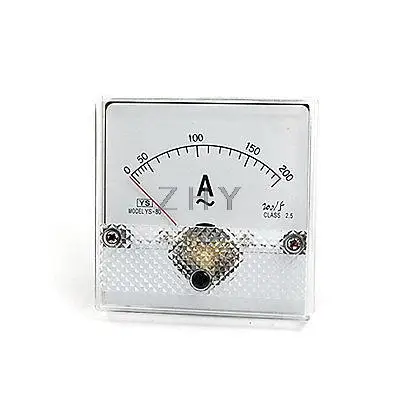 

AC 0-200A Plastic Housing Analog Panel Meter Ammeter
