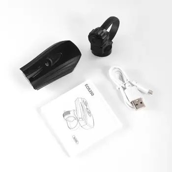 

Super Bright LED Front Safety Light Aluminum Body Water Proof Bycycle Light Quick Release Strap 240 Degree Side Light