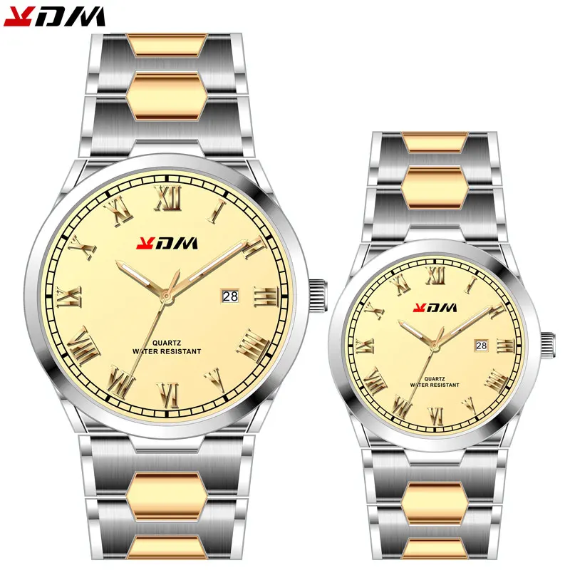 

Quartz Couple Watch Long Life Couples Watches Lovers Best Christmas Gift Birthday Present reloj para parejas Luxury Steel reloj
