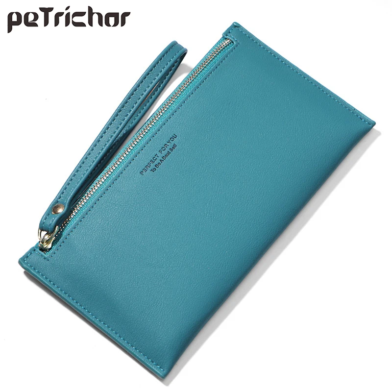 

Brand Wristband Clutch Wallet Women Card Holder Cell Phone Coin Pocket Female Purse Fashion Long Wallets Carteira High Quality