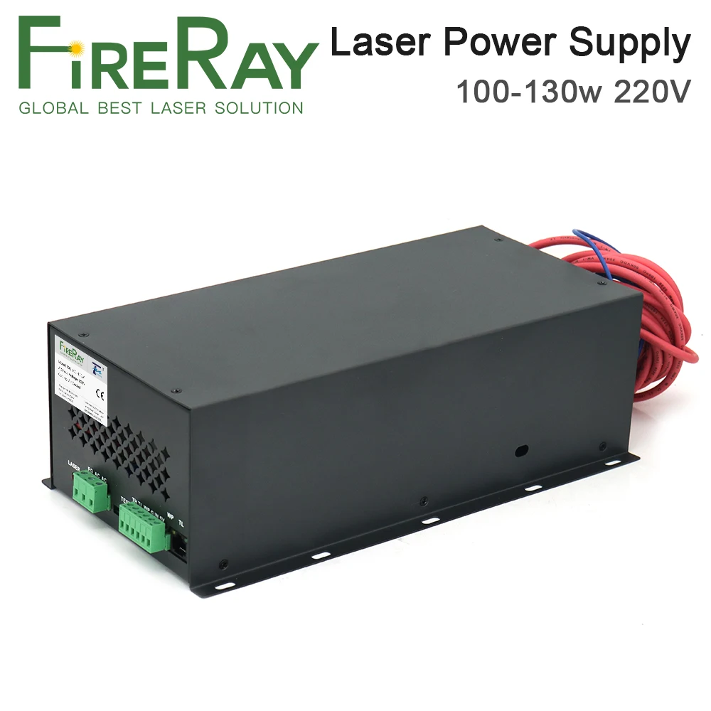 

FireRay 100-130W CO2 лазерный источник питания 220V для CO2 лазерной лампы