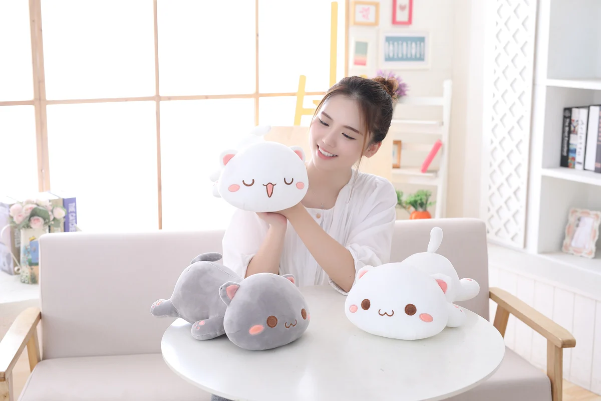 Мягкие плюшевые игрушки для кошек Kawaii мягкие детей девочек рождественский