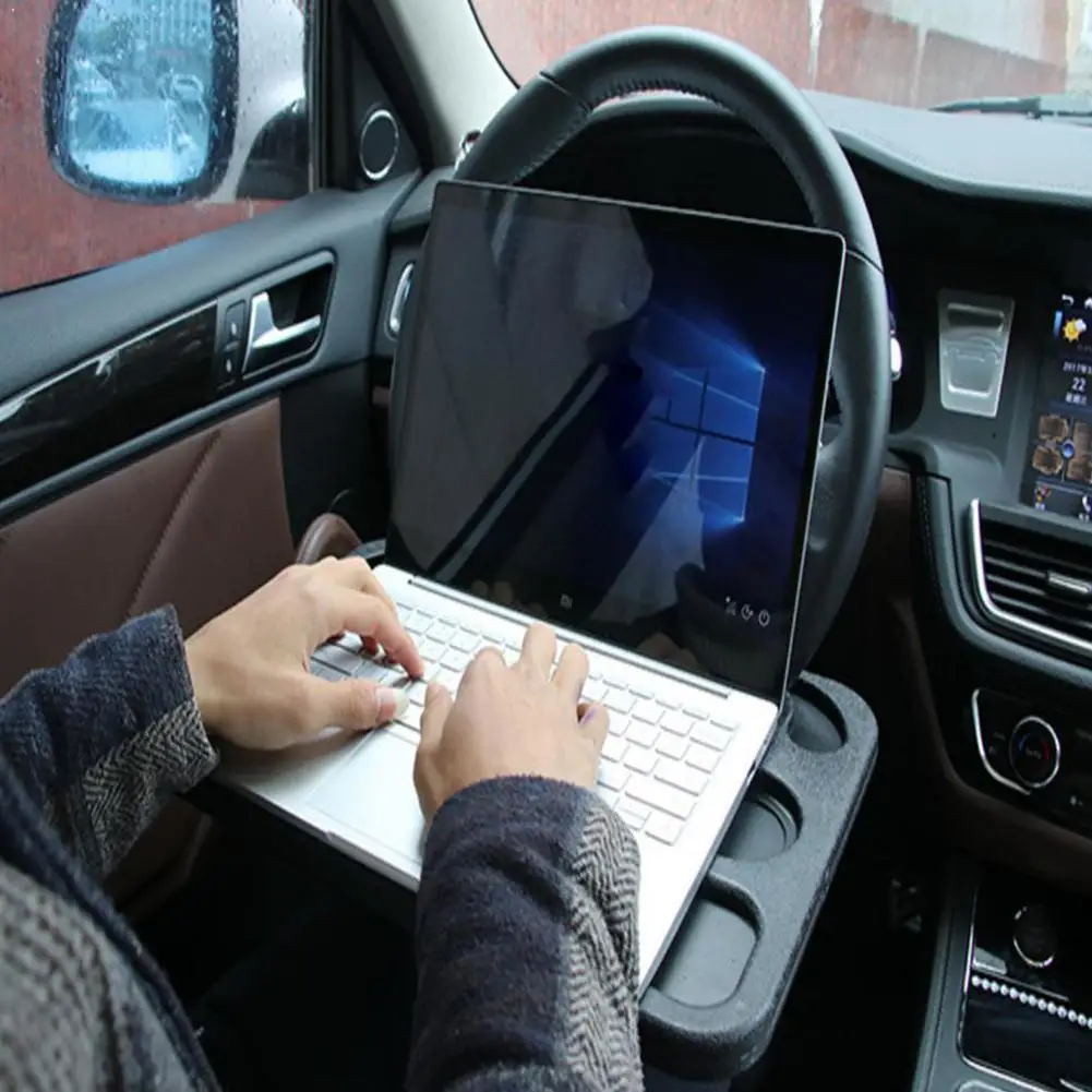 1X Автомобильный руль поднос под автомобильный Органайзер рабочая подставка для