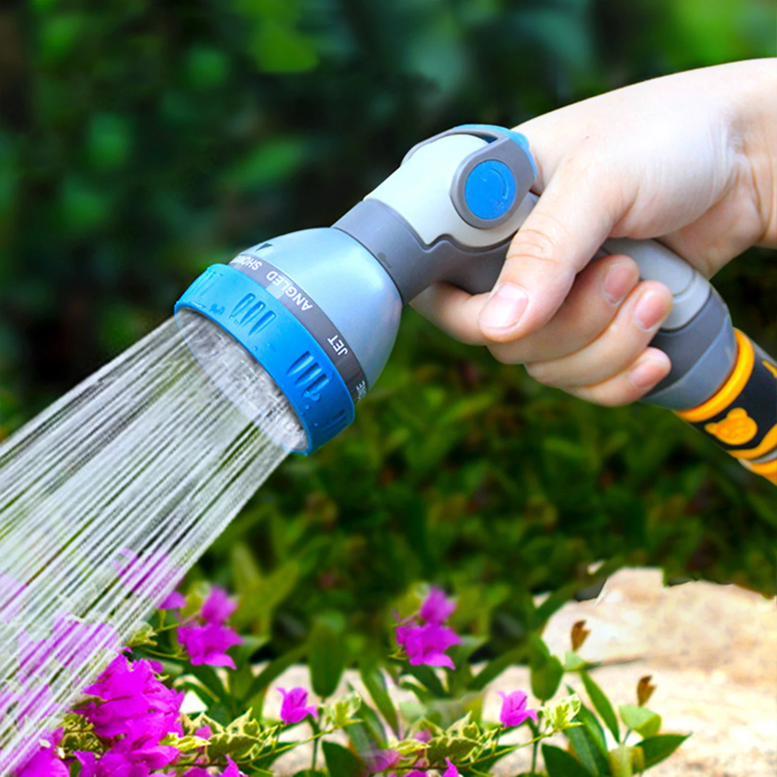 Garden Hose Nozzle,8 Adjustable Watering Patterns, Nozzles For Garden