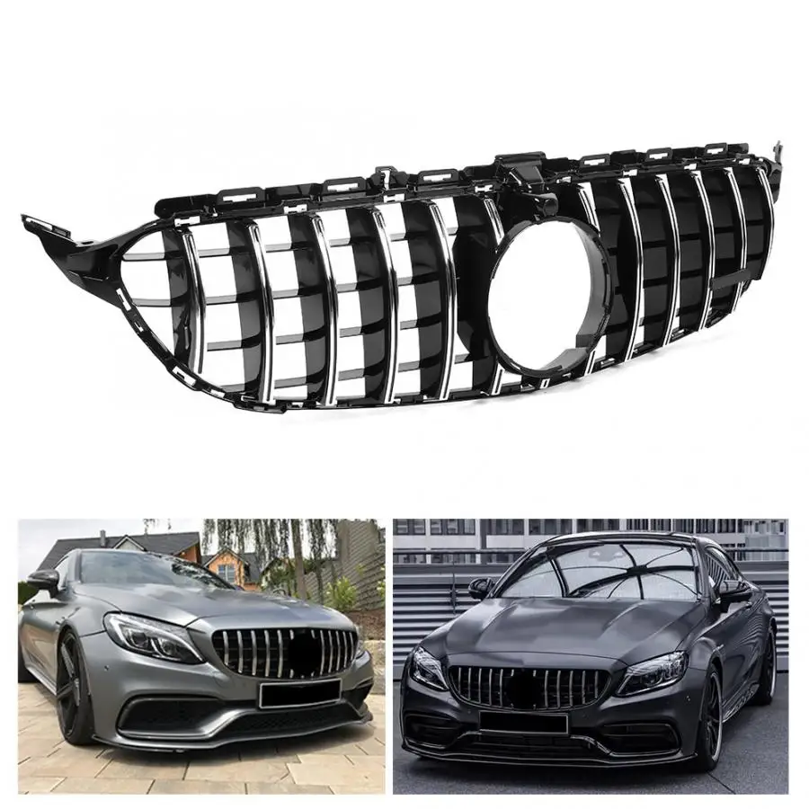 Горячая абсолютно новая передняя GT Panamericana решетка ABS подходит для Mercedes Benz c-класс W205 автомобильные аксессуары