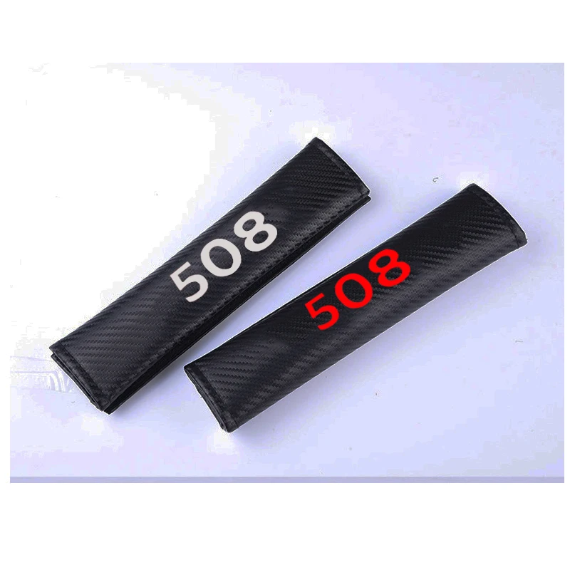 2 Pezzi Pu Fashion Car Seat Belt Cover Car Seat Belt Spalline Per Peugeot 508