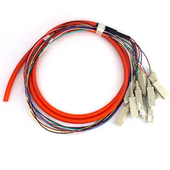 

SC/UPC 12-core Multimode Jumper 1.5m Optic Cable Jumper Optical Patch Cord Fiber Jumper Durable Cable