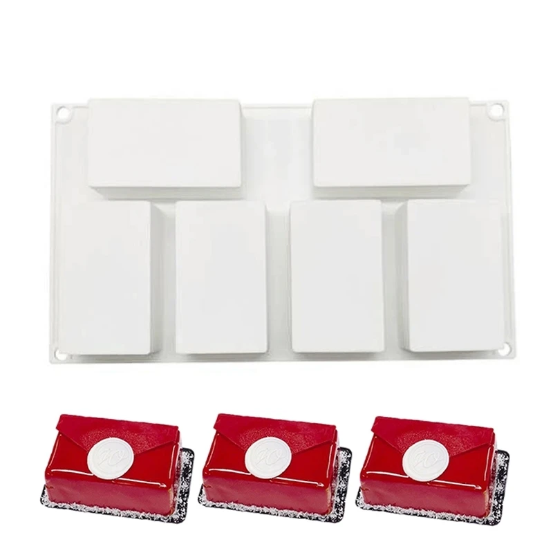 

Silicone Cake Mold 3D Envelope Cake Decorating Tools Baking For Mousse Ice Cream Chocolate Moulds Pans Accessories