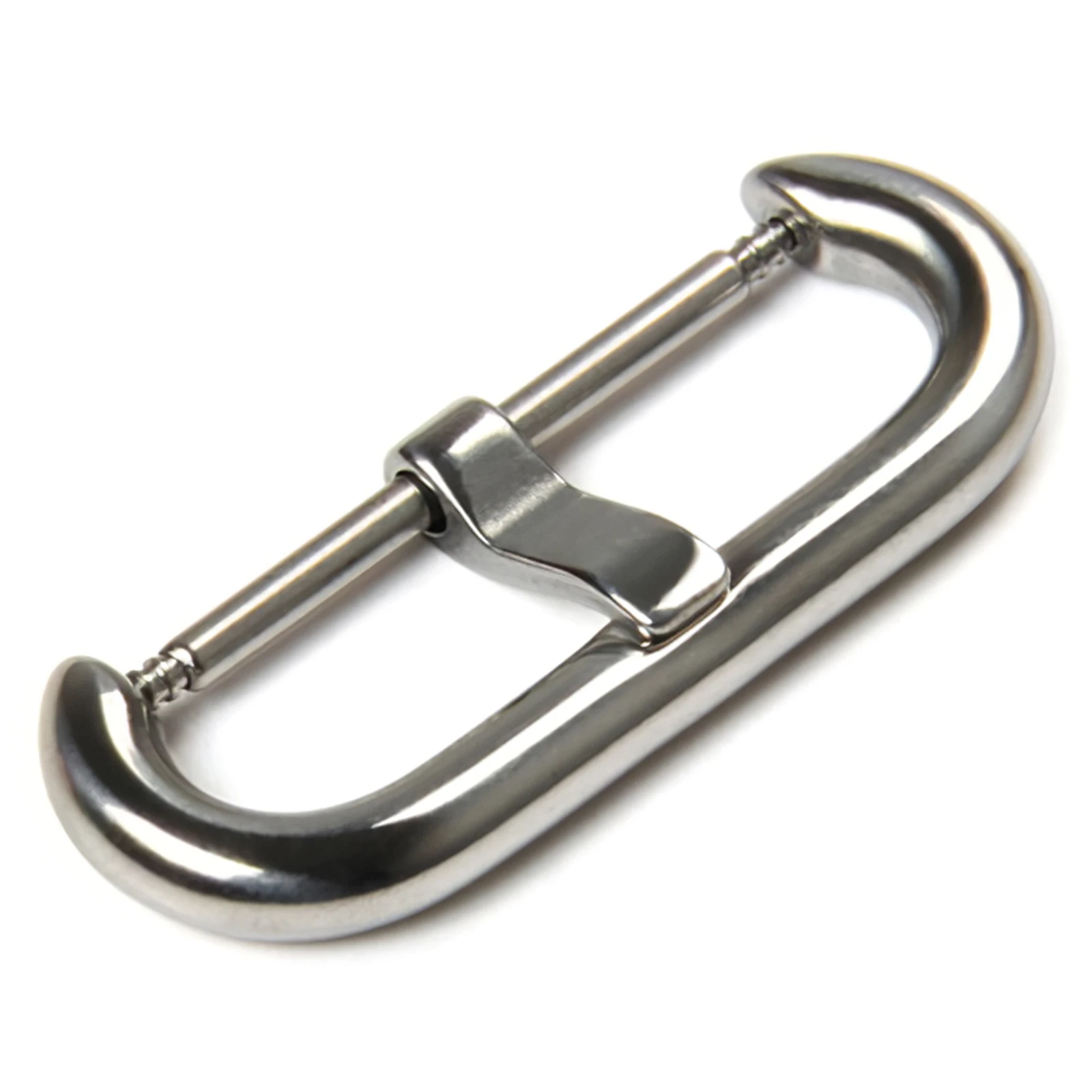 10Pcs Stainless Steel Belt Buckles Roller Buckles Set Metal Pin Buckles