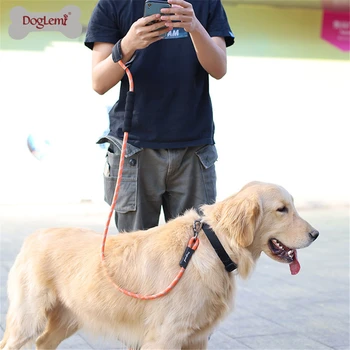 

Large Dog Rope Wrist Belt Strap Hands Free Leash Dog Running with Reflective Pet Traction Rope Collar Leashes Dog Belt Rope
