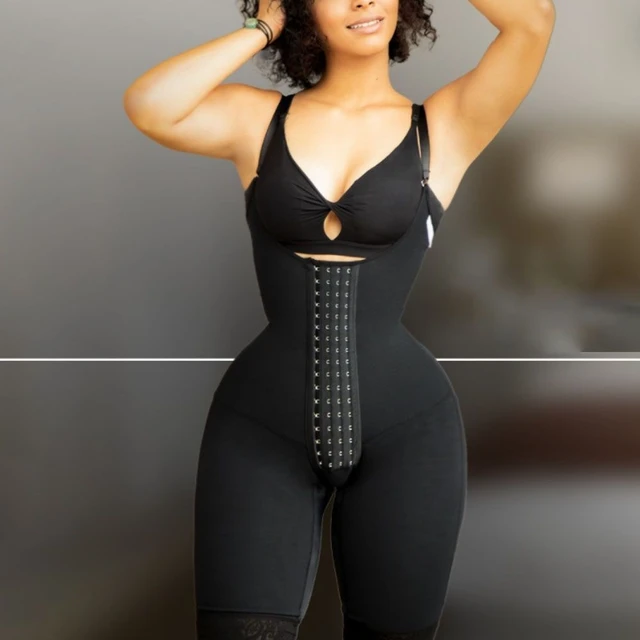 Fajas Colombianas Tummy Control Bodysuit Corset Compression Slimming  Modeling Butt Lifter Body Shaper Women Open Bust Underwear - AliExpress
