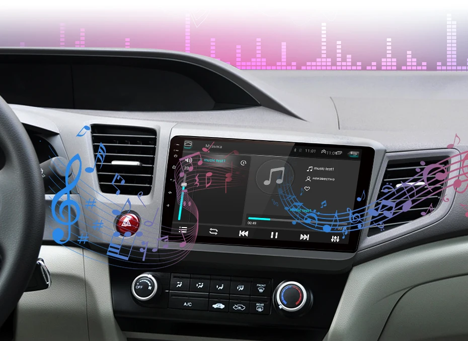 Discount AWESAFE for Honda Civic 2012 2013 2014 2015 Car Radio Multimedia video player GPS No 2din 2 din Android 8.1 2G+32G 24