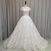 SL-6846 Customized ball gown wedding dress 2021 crystal bling bling lace beads bridal collection set wedding gowns plus size 1