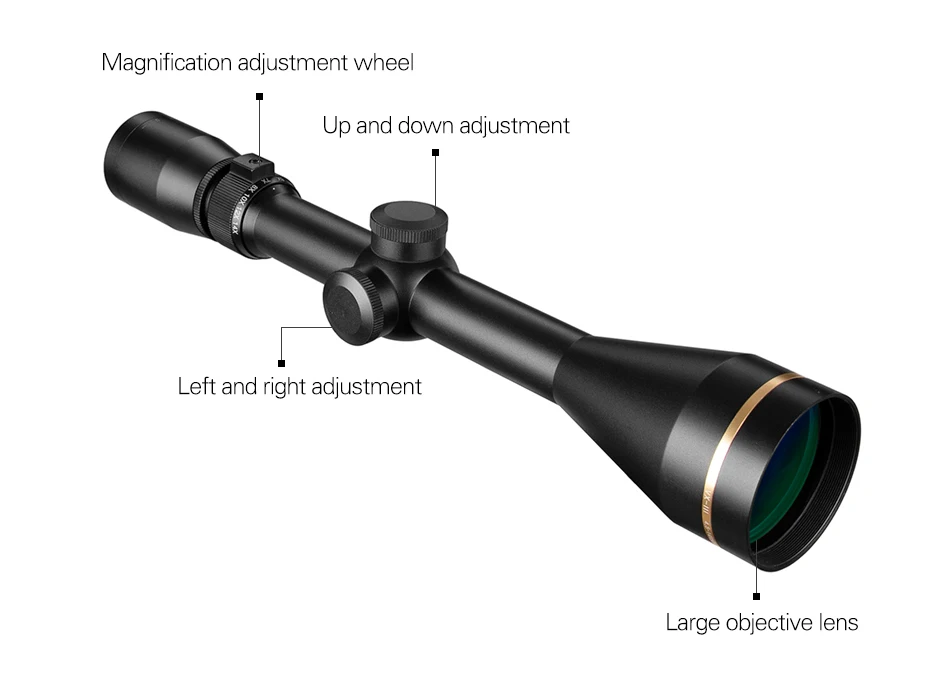 VX-3 4,5-14x50 мил-точечные винтовочные Прицелы прицел охотничий прицел с 11/20 креплениями