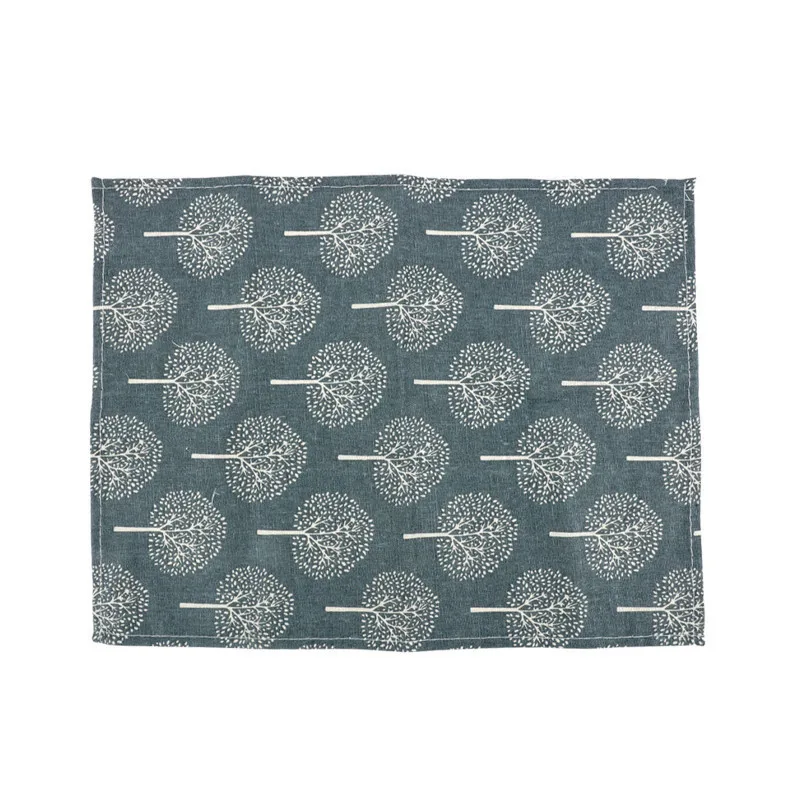 1PCS 40x60cm 30x40cm Geometry Square Simple Classic Quality Table Napkin Towels Dining Table Mats Cotton Place Mats Plate Mat Coasters - Цвет: 1PCS 40x60cm