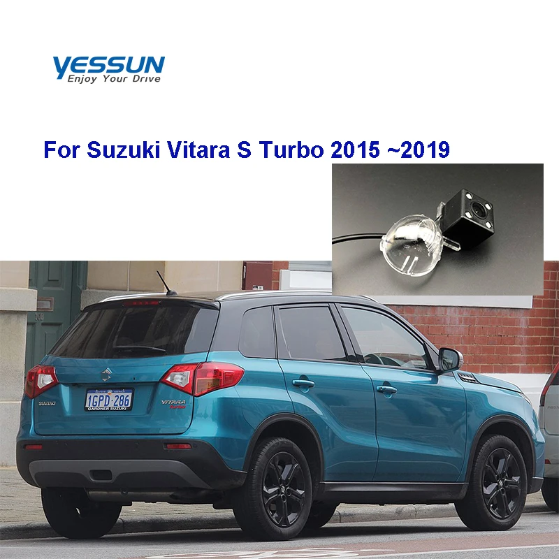 Yessun камера номерного знака для Suzuki Vitara S Turbo~ Автомобильная камера заднего вида помощь при парковке