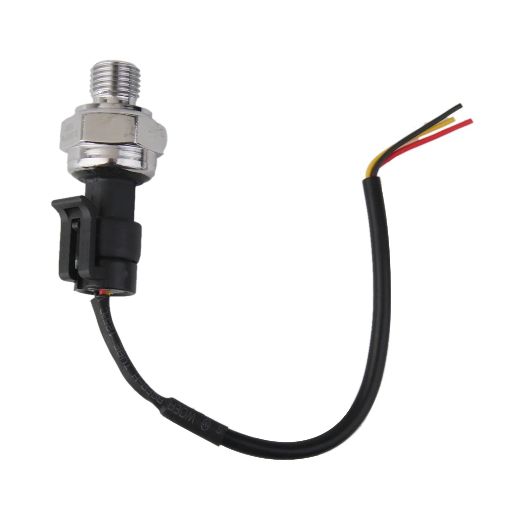 5V DC G1/4 Pressure Transducer Sensor 0-0.5MPa for Oil Fuel Diesel Gas Air
