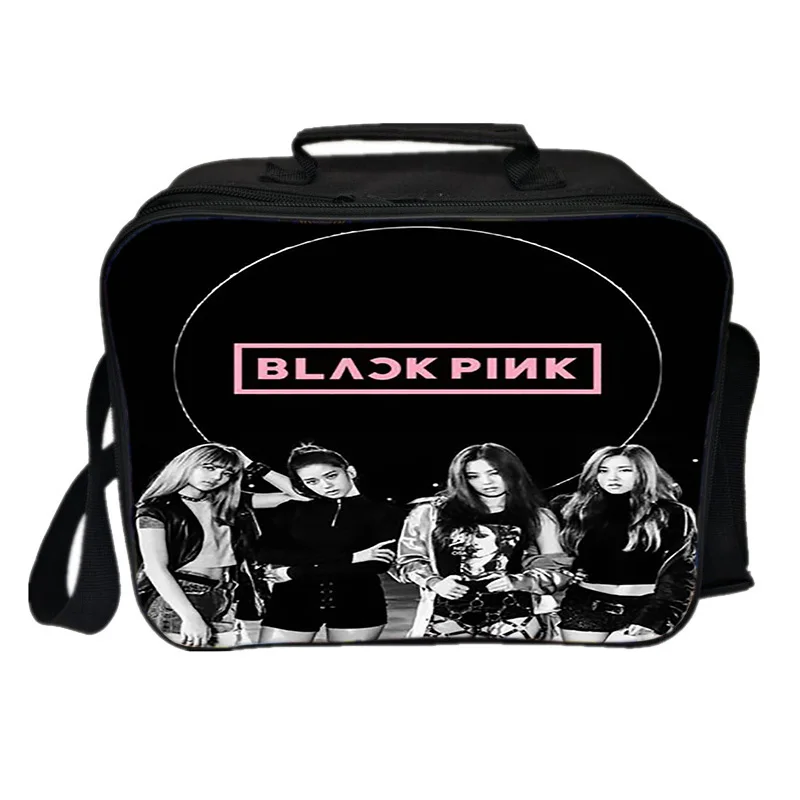 Студенческий работник Blackpink Jisoo Jennie Rose Lisa, сумка для ланча для мужчин и женщин, сумки для обедов для девочек и мальчиков, красивая сумка, новая детская сумка для ланча