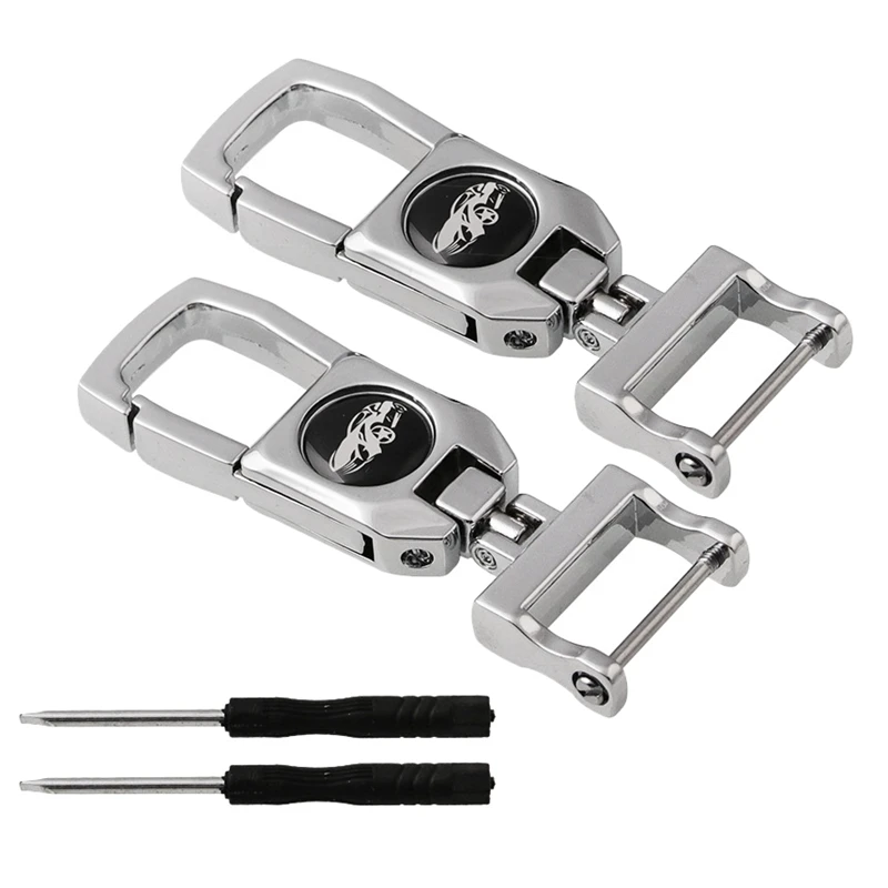 2 Pcs Keychains for Chevrolet Chevy Car Logo Emblem Key Chain Impala Camaro Traverse Silverado |