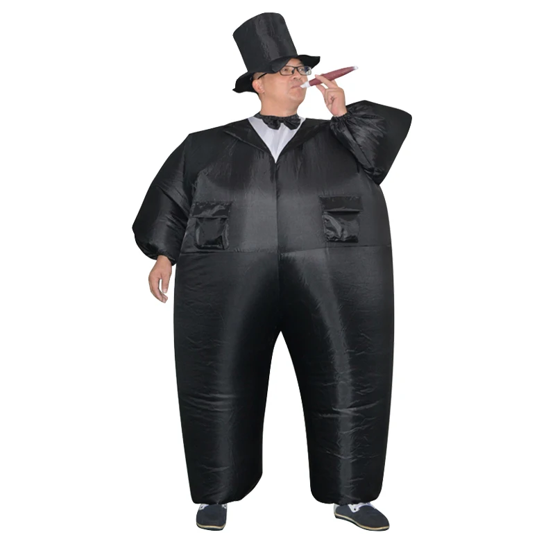 

battery operated blow-up inflatable suit tuxedo costume for adults