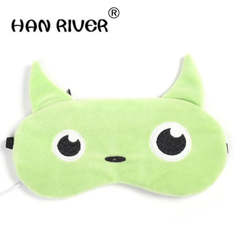HANRIVER популярная Паровая USB маска для глаз с лавандовым ароматом Регулируемая