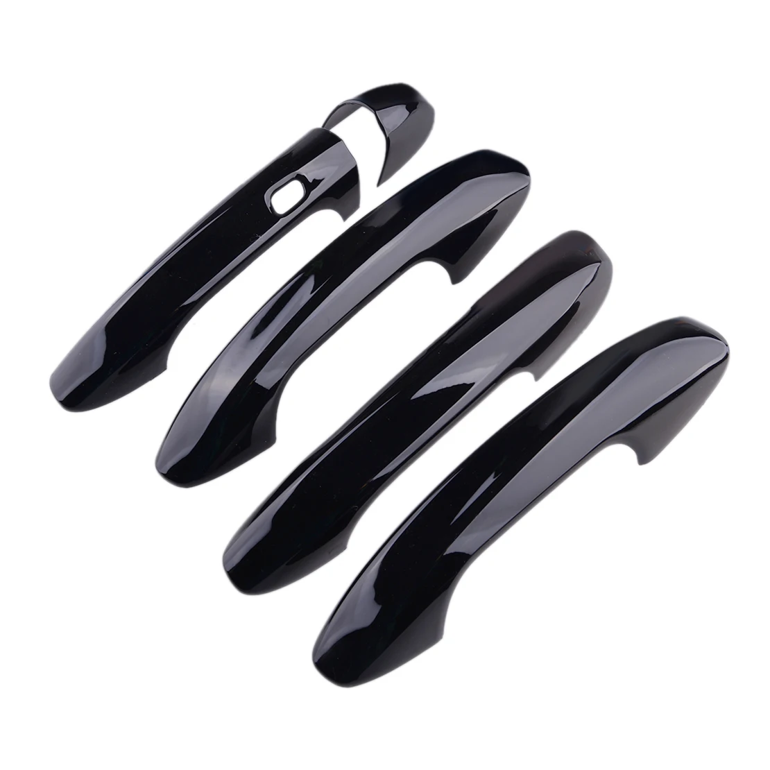 

5Pcs Car LHD Exterior Black Door Handle Cover Trim Frame Fit For Mercedes Benz C E GLC Class W205 X253 W213 2016 2017 2018 2019