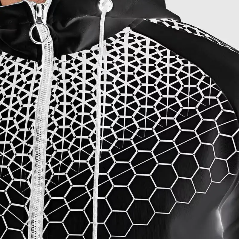 New Running Sports Suit Mens Fashion Casual Hooded Sweater + Pants 2-piece Suit Outdoor Track Suit Fitness Jogging Sportswear