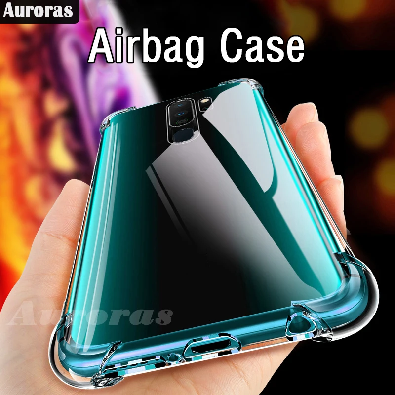 Auroras для OPPO A9 2020 прозрачный чехол официальный оригинальный противоударный