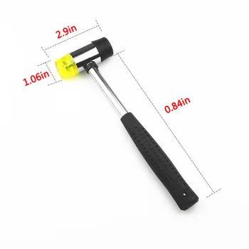 

Set Dent repair tool Rubber Auto Paintless Tab Removal Hammer Body Repair Puller